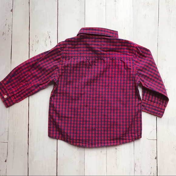 Mayoral Baby Boy Plaid Shirt, 9 Months - Picture 6 of 6